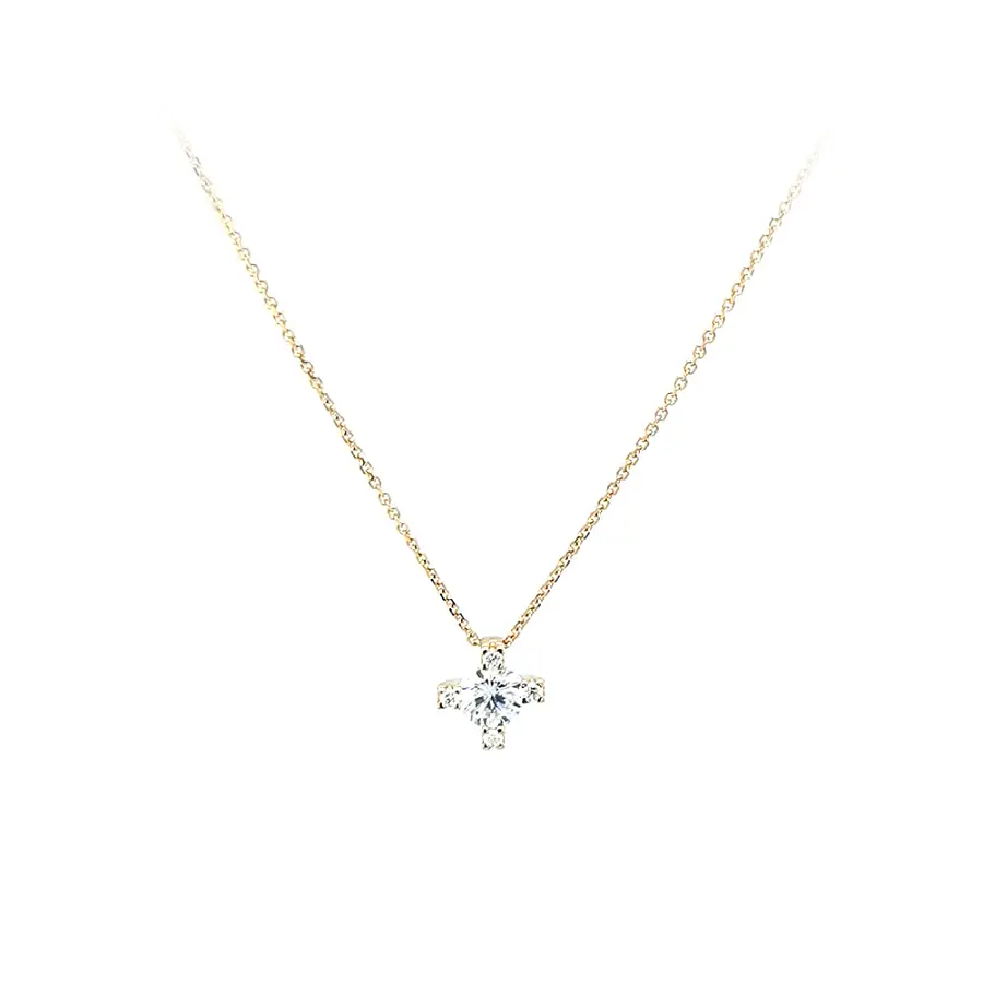 Zlatý Náhrdelník se Zirkony