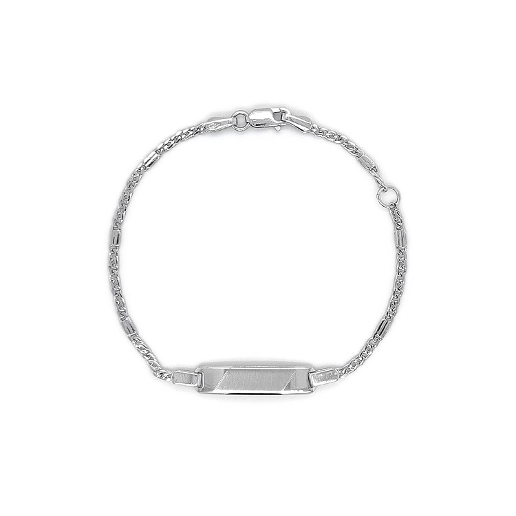 Children's Bracelet with White Gold Plate