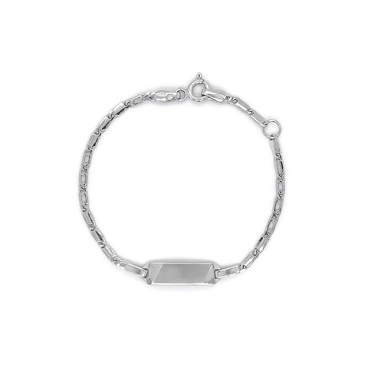 Children's Bracelet with White Gold Plate
