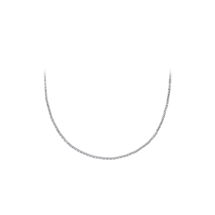 White Gold Rolo Chain