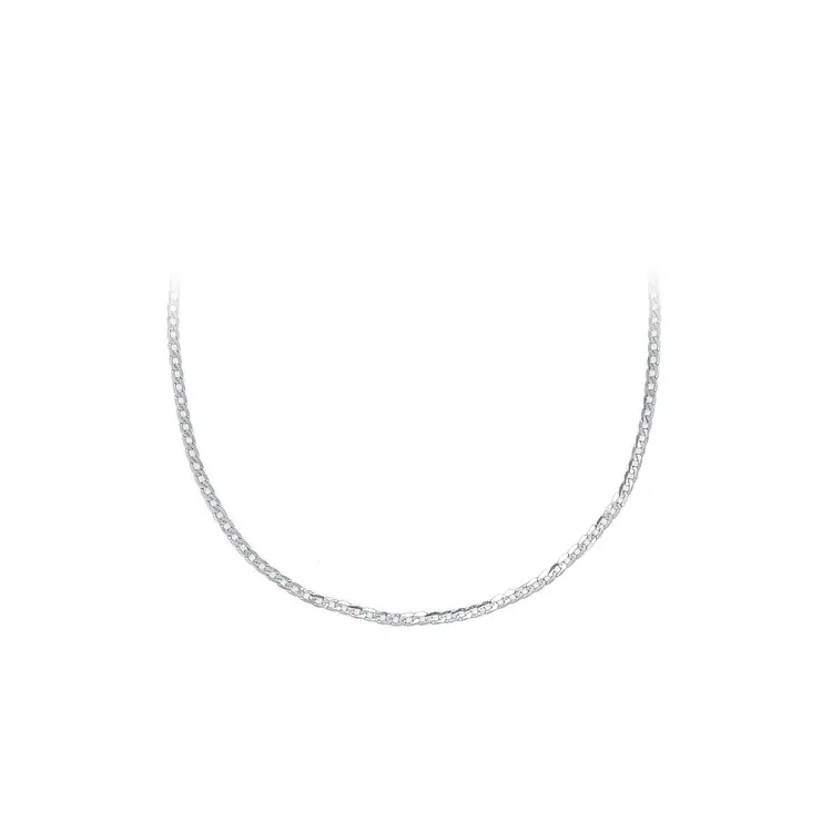 Řetízek Pancíř z Bílého Zlata