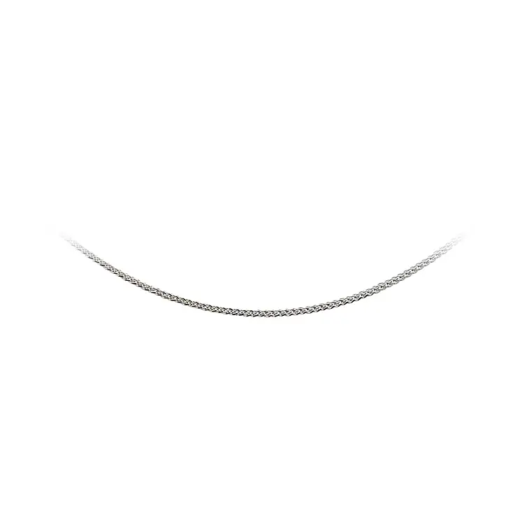 Řetízek Liščí Ocas z Bílého Zlata