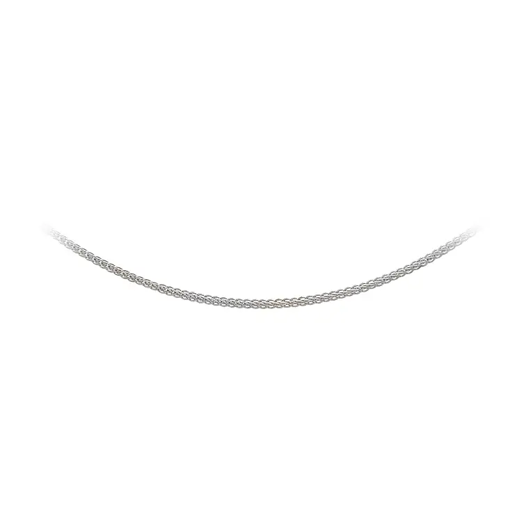 Řetízek Liščí Ocas z Bílého Zlata