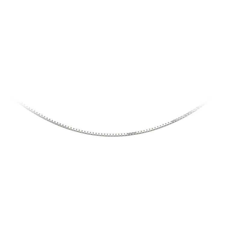 Řetízek Cube - Kostka z Bílého Zlata