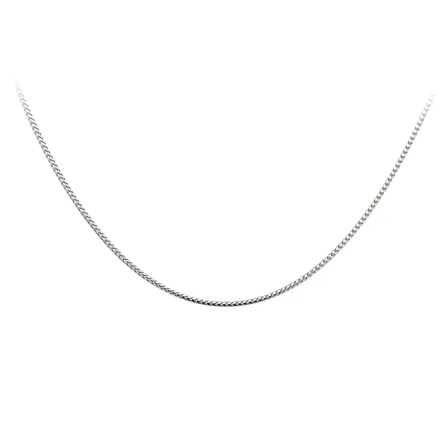 Řetízek Franco z Bílého Zlata