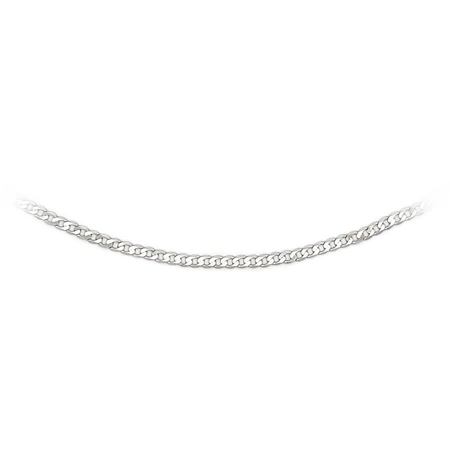 White Gold Armour Chain