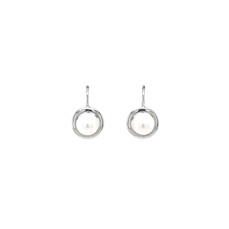 White Gold earrings with Pearl