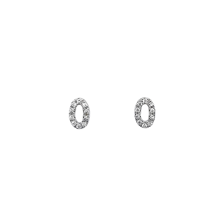 Exclusive White Gold Earrings with Minimalist Style