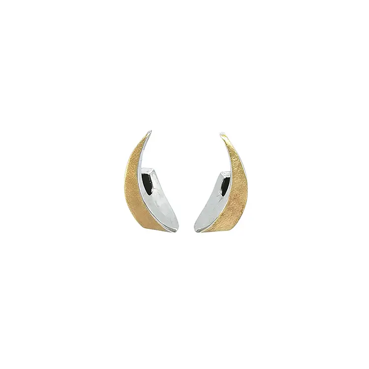 Náušnice z Kombinovaného Zlata