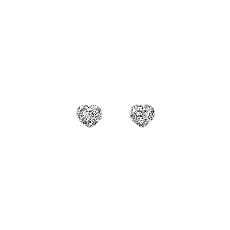 Earrings with Zircones in Gold