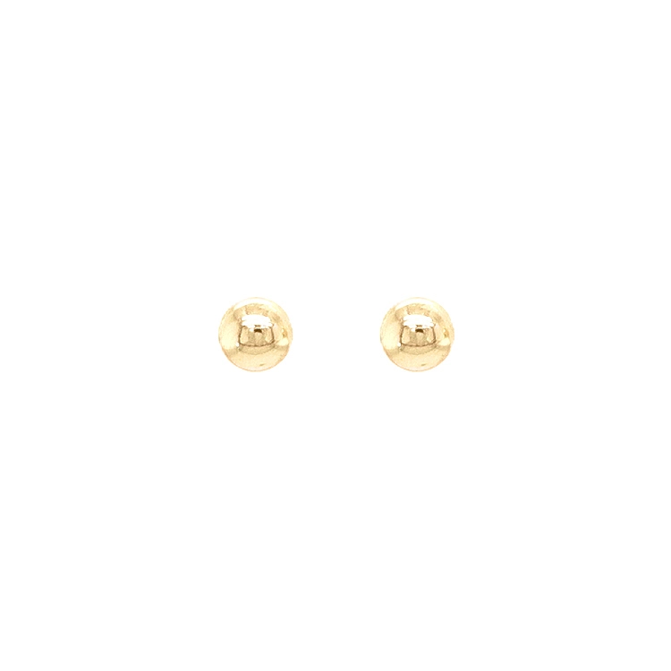 Gold Earrings Beads