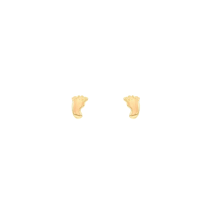 Gold Earrings Legs