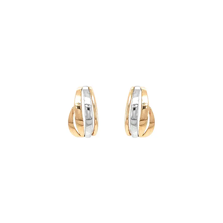 Náušnice z Kombinovaného Zlata