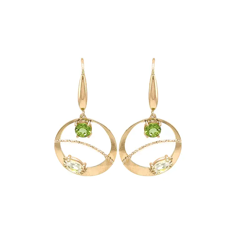 Zlaté Visací Náušnice