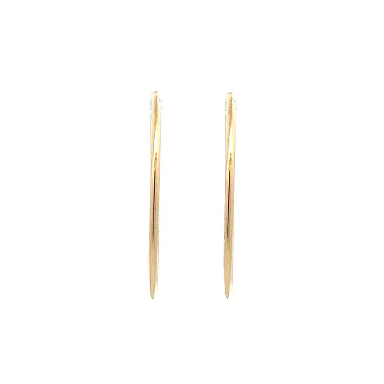 Nadčasové Kruhy ze Žlutého Zlata s Hladkým Povrchem