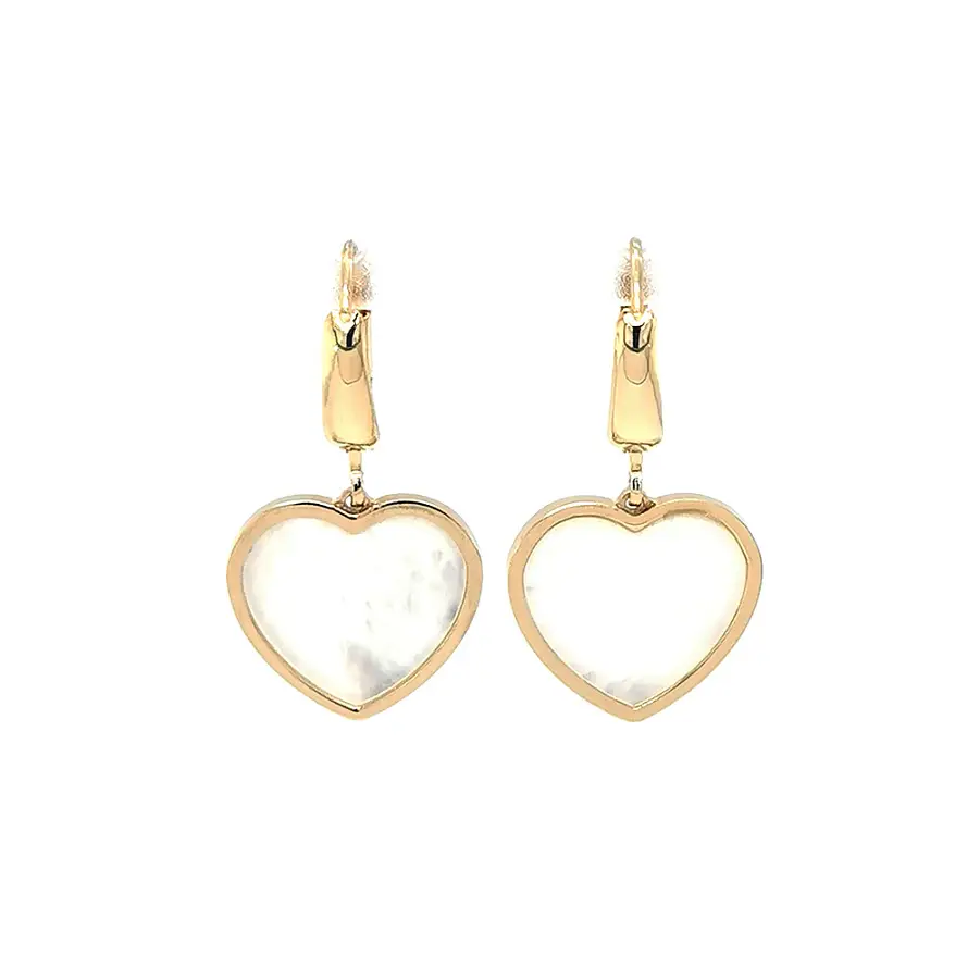 Zlaté Náušnice s Perletí