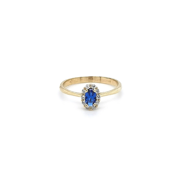 Golden Ring with Mordé Stone