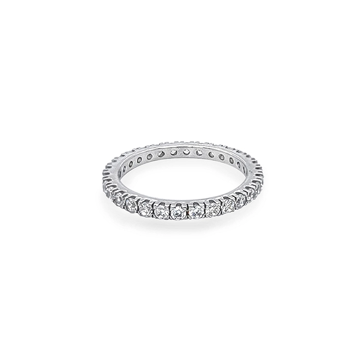 Gold Ring with Zircons