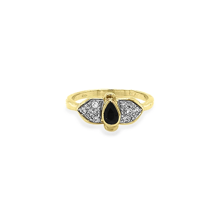 Gold Ring with Coloured Zircons