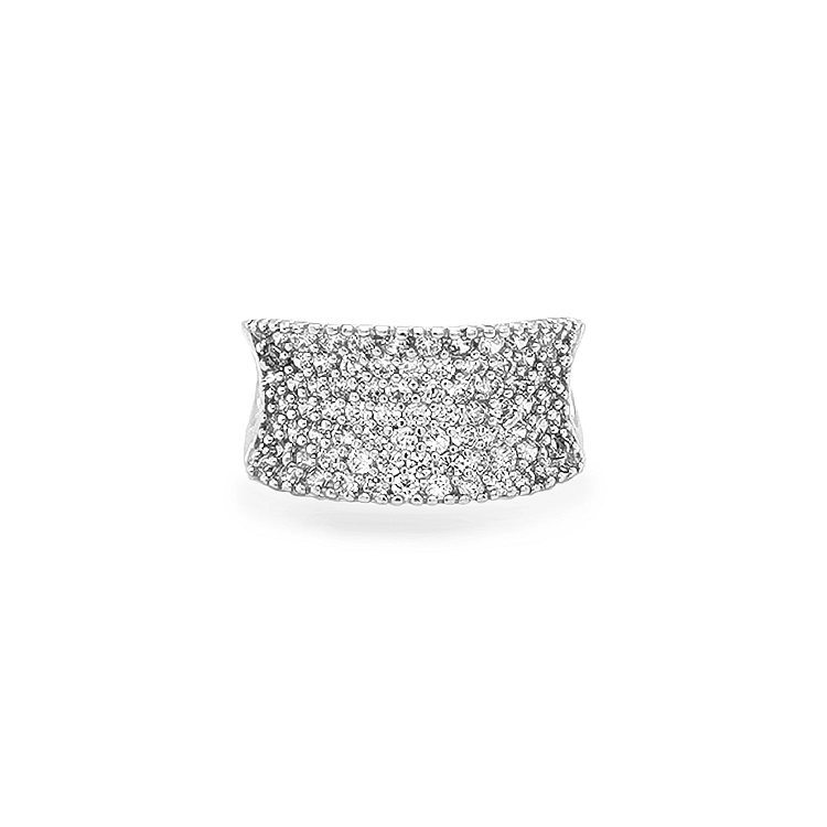 Gold Ring with Zircons