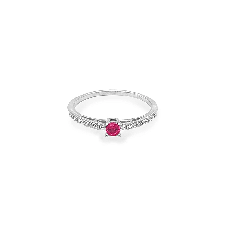 Gold Ring with Colored Stones
