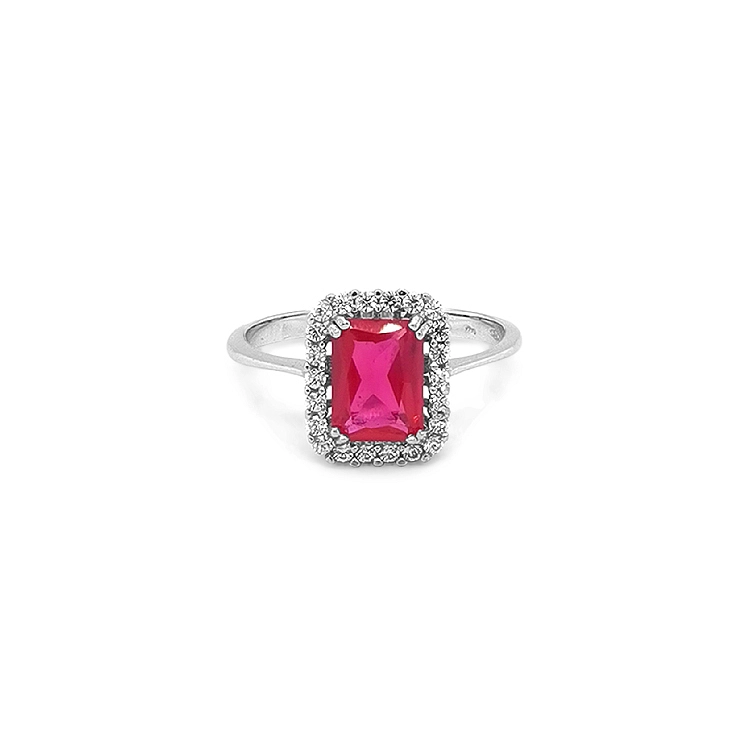Gold Ring with Colored Stones