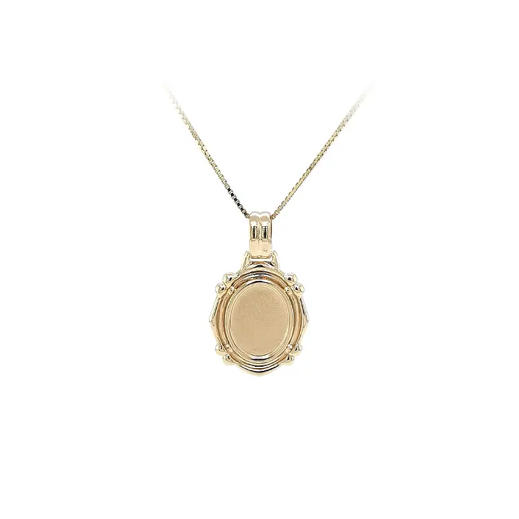 Zlatý Přívěsek Destíčka na Gravírování