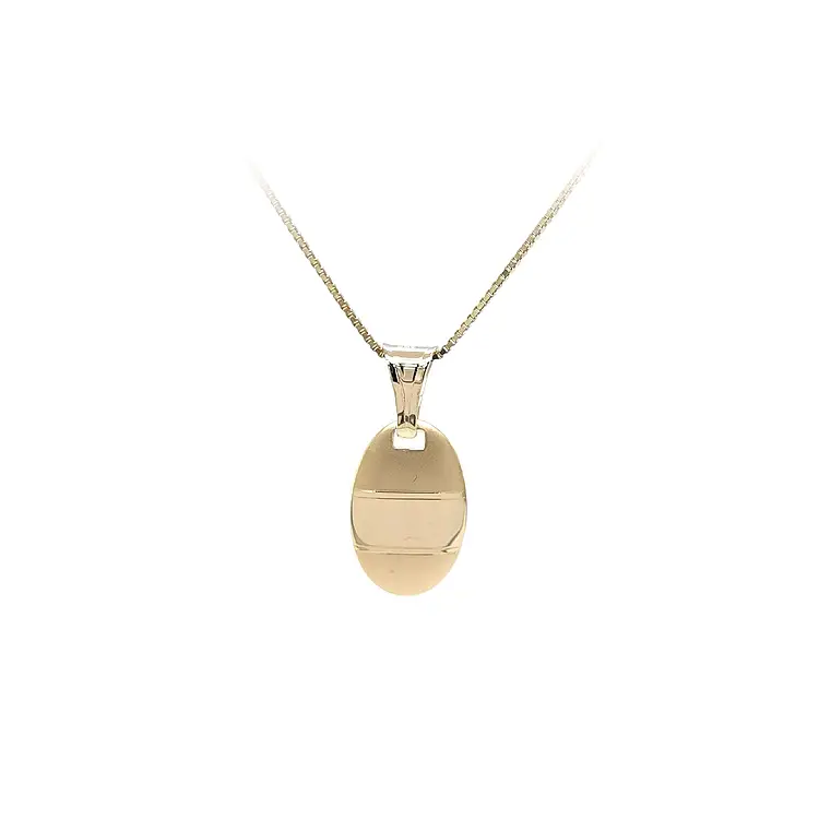 Zlatý Přívěsek Destička na Gravírování