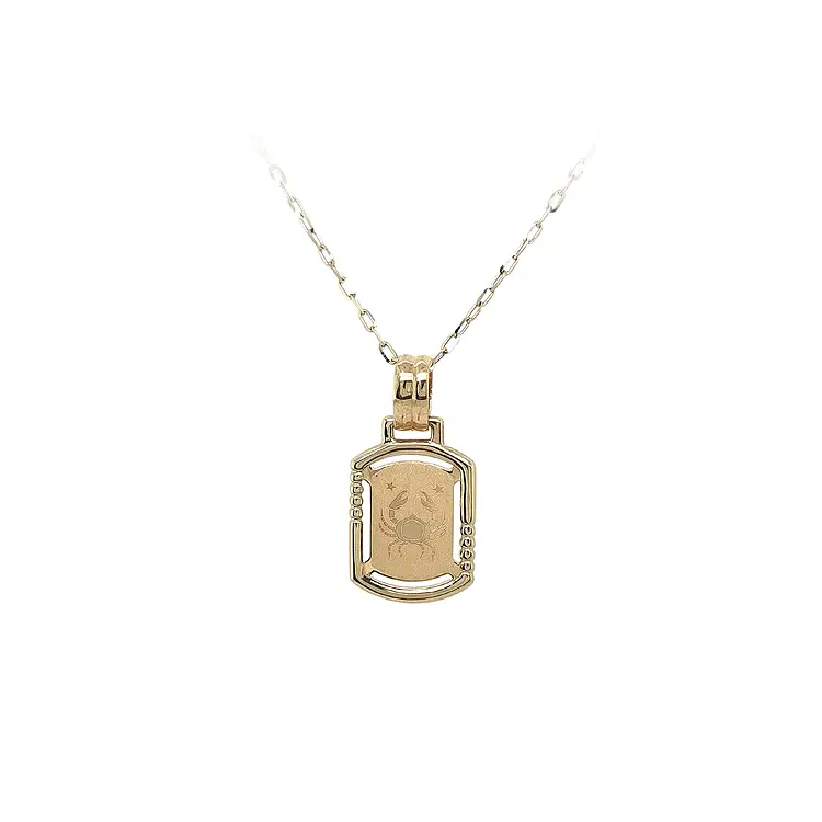 Zlatý Přívěsek Znamení Rak