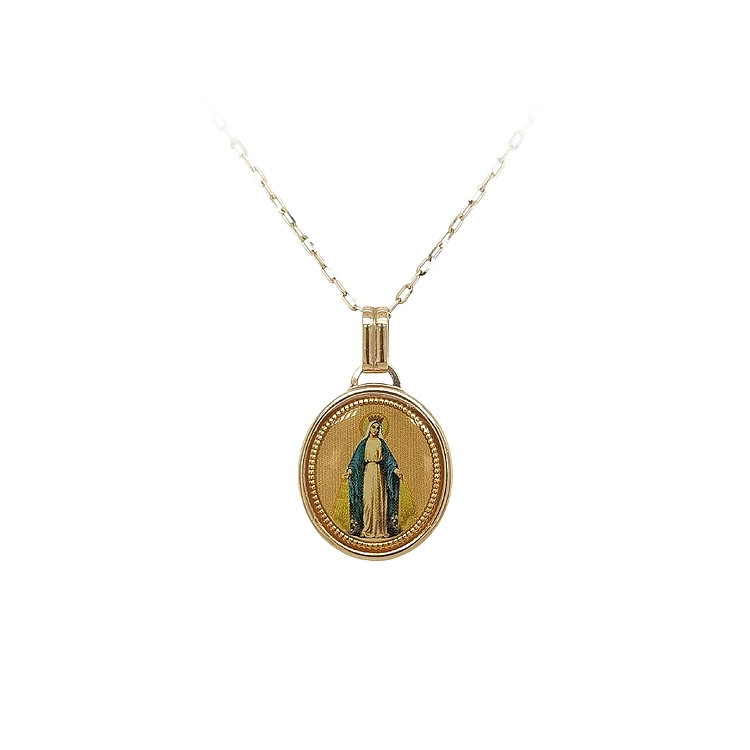 Zlatý Přívěsek Madonka Panna Marie