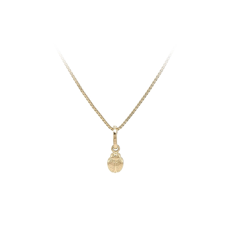 Gold Pendant Ladybug