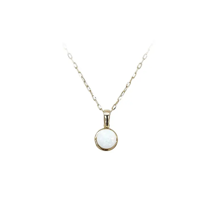 Zlatý Přívěsek s Opálem