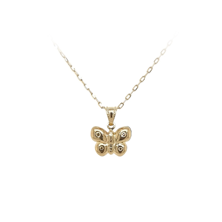 Gold Pendant Butterfly