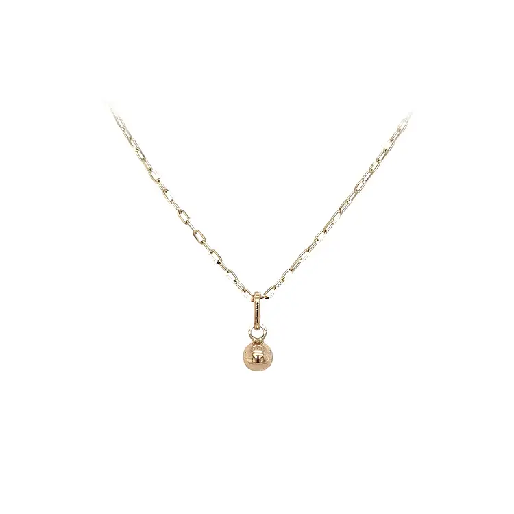 Zlatý Přívěsek Kulička