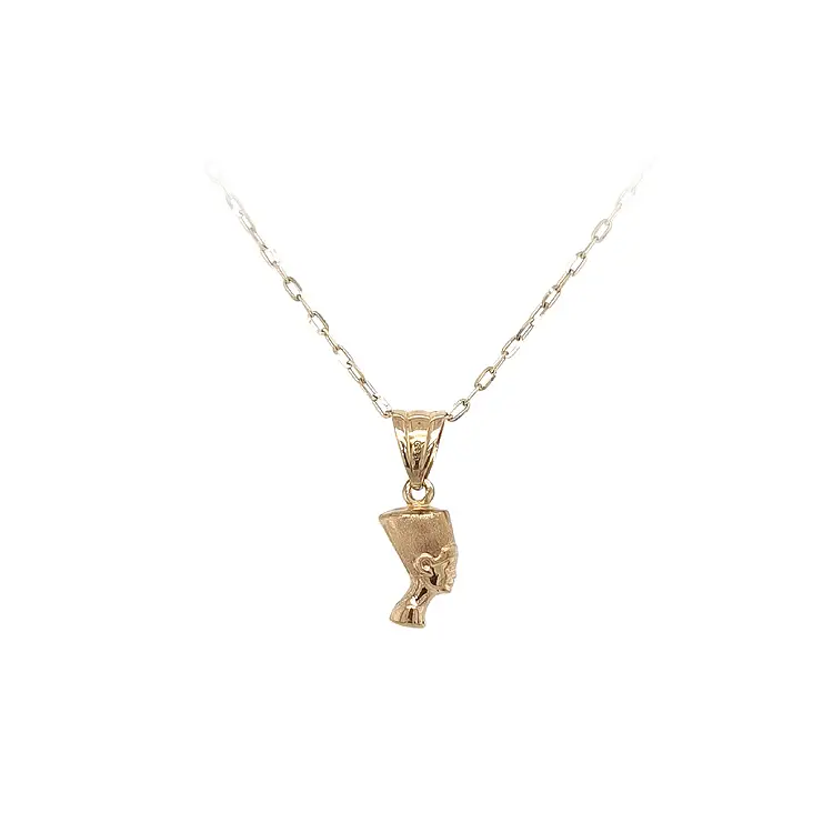 Zlatý Přívěsek Nefertiti