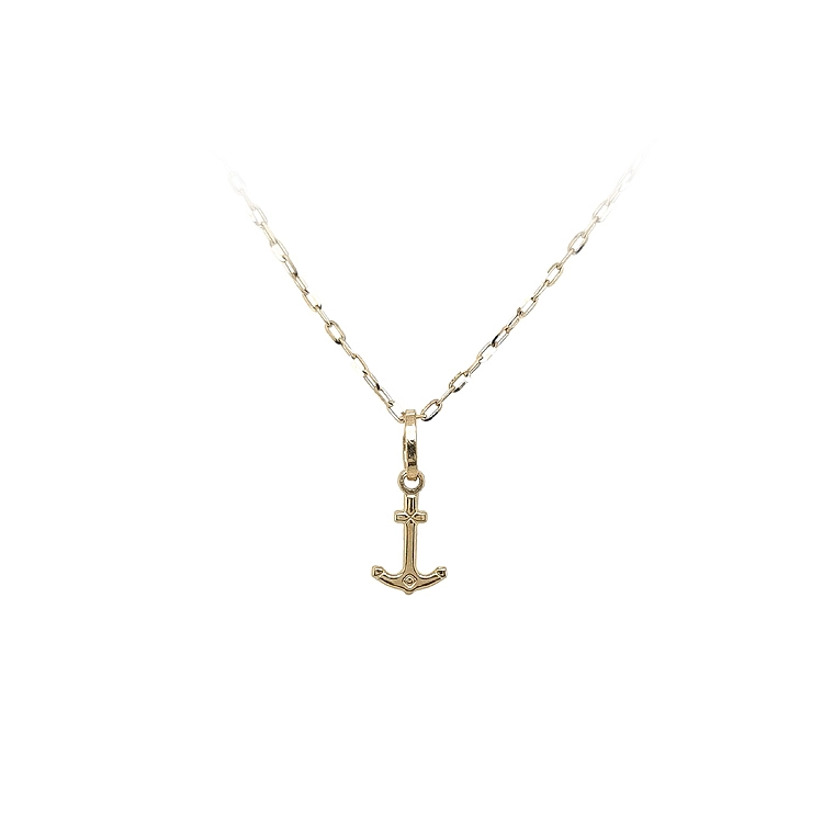 Gold Pendant Anchor