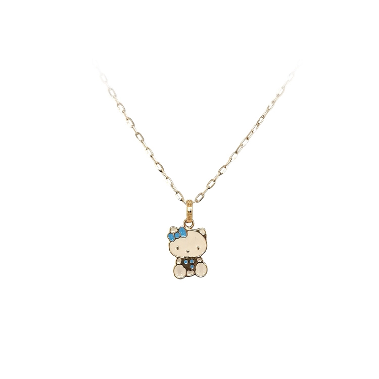 Zlatý Přívěsek Hello Kitty