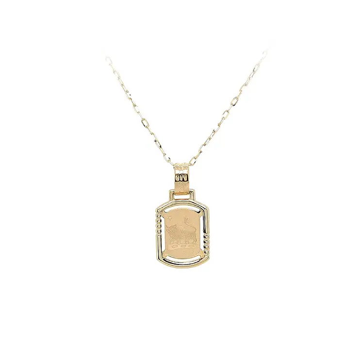 Zlatý Přívěsek Znamení Byk