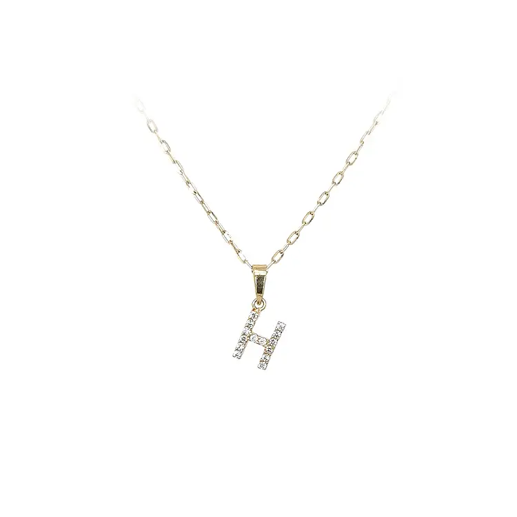 Zlatý Přívěsek Písmeno H