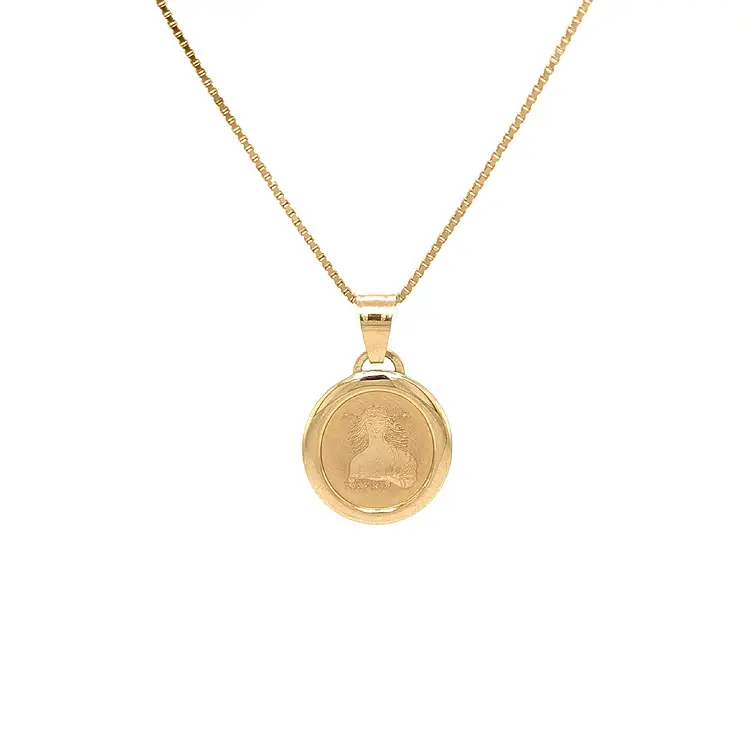 Zlatý Přívěsek Znamení Panna