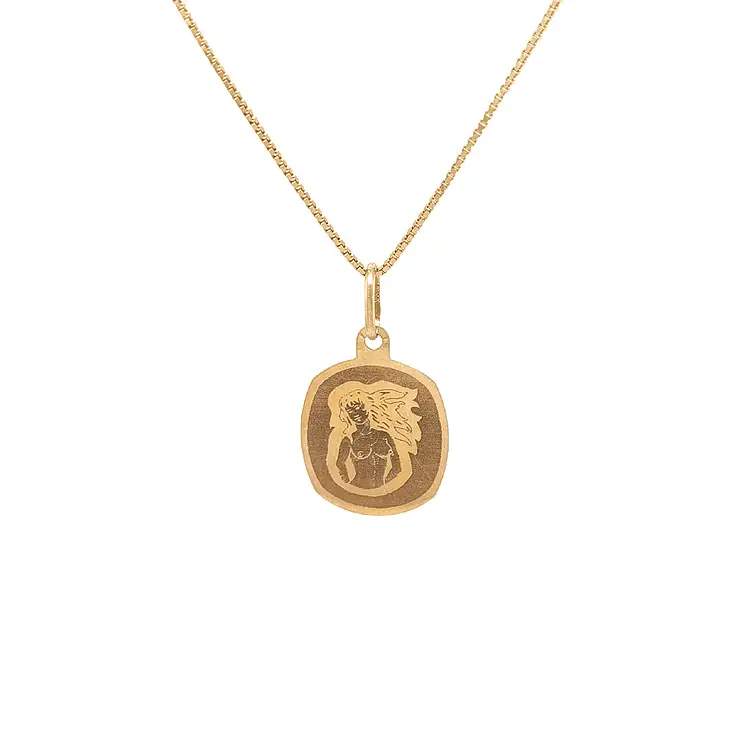 Zlatý Přívěsek Znamení Panna