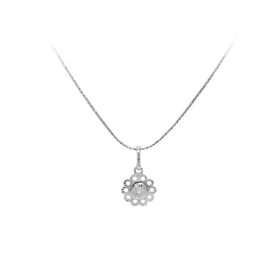 Přívěsek Madonka Panna Marie z Bílého Zlata