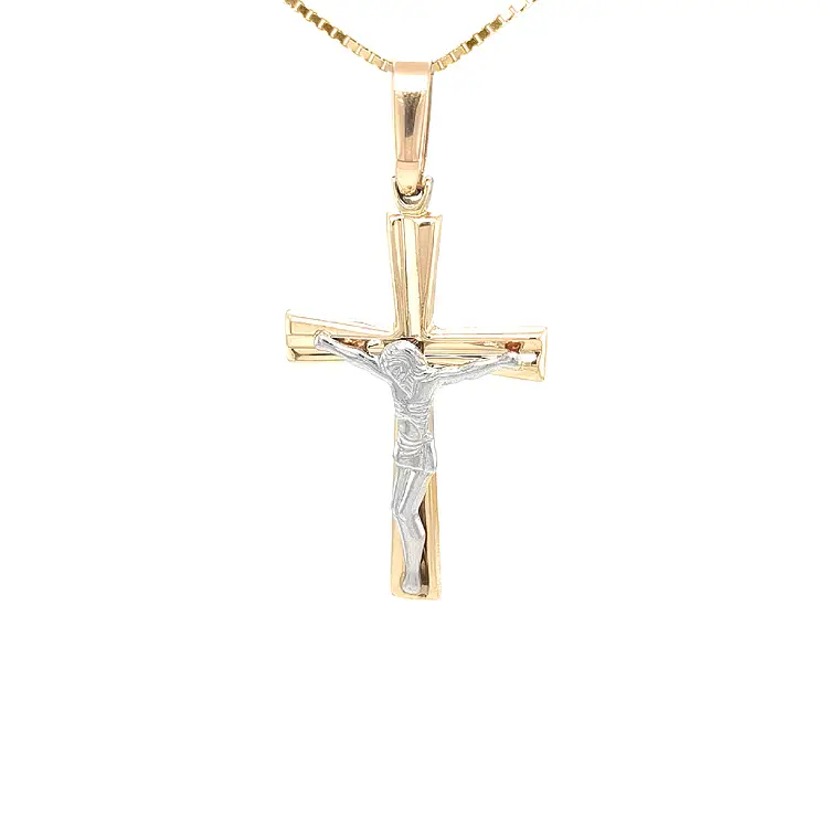 Zlatý Kříž s Ježíšem Kristem