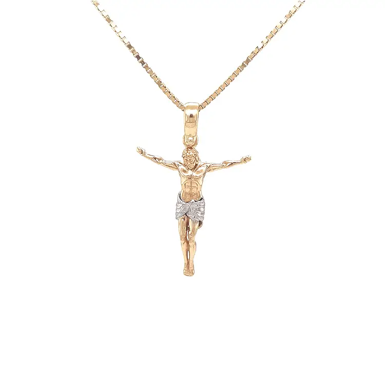 Zlatý Kříž s Ježíšem Kristem