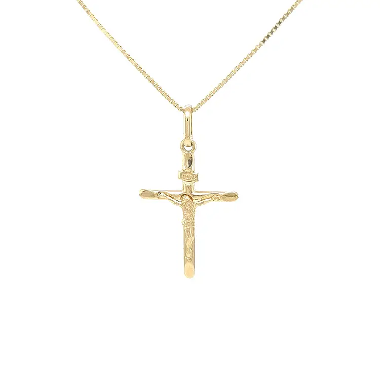 Zlatý Kříž s Ježíšem Kristem