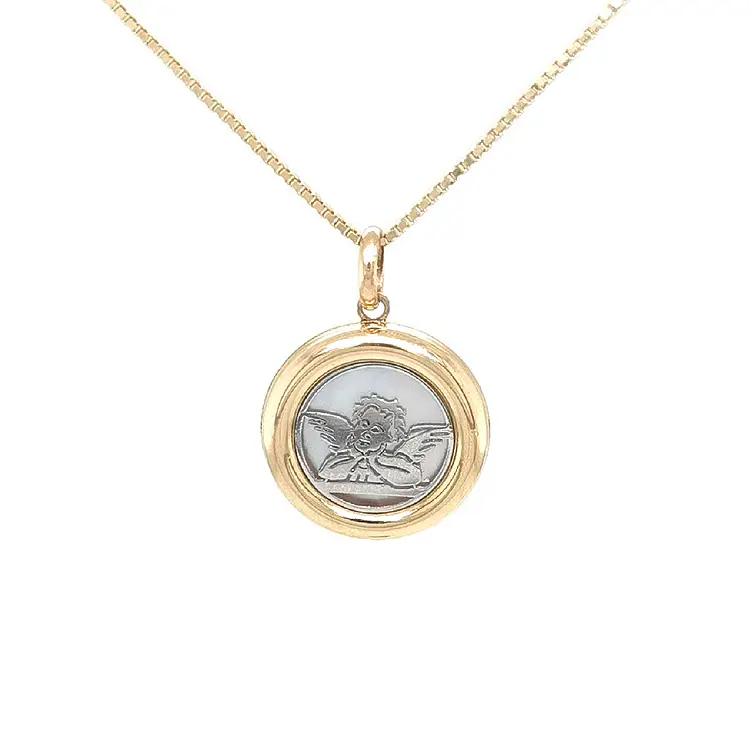 Zlatý Přívěsek Anděl