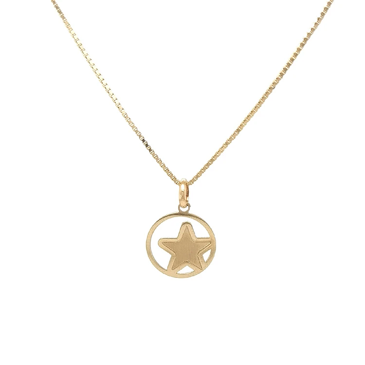 Gold Star Pendant