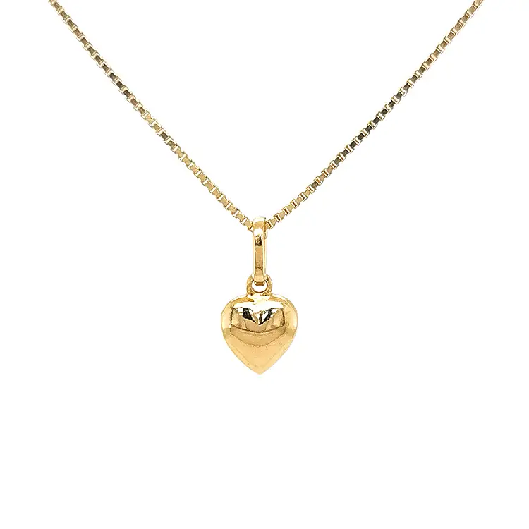 Zlatý Přívěsek Srdce