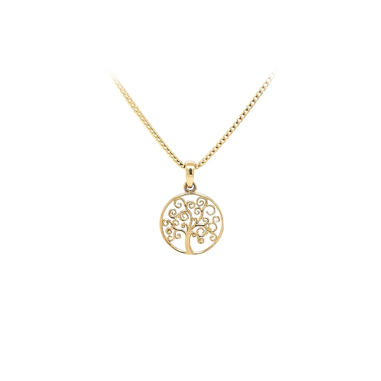Gold Pendant Tree of Life