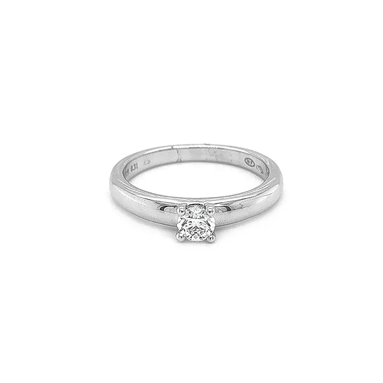 Zlatý Zásnubní Prsten s Diamantem